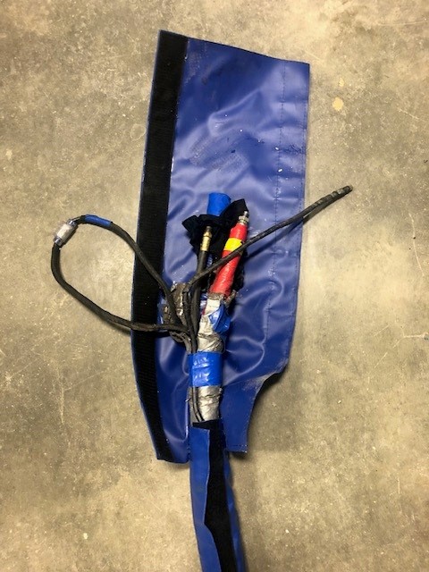 Section de jonction pour connecter deux boyaux